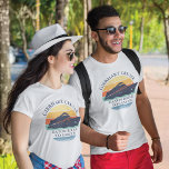 Retro Personalisiert Matching Family Kreuzfahrt T-Shirt<br><div class="desc">Passend Retroschiff Retrodesign personalisiert für die ganze Familie auf einem wohlverdienten Urlaub. Würde gut aussehen in der Familie Fotos und macht einen großen Sake. Fügen Sie einfach Ihren Familiennamen,  den Abfahrtshafen und den Zielort hinzu oder fügen Sie das Jahr der Kreuzfahrt hinzu,  indem Sie auf den Button "Personalisieren" klicken.</div>