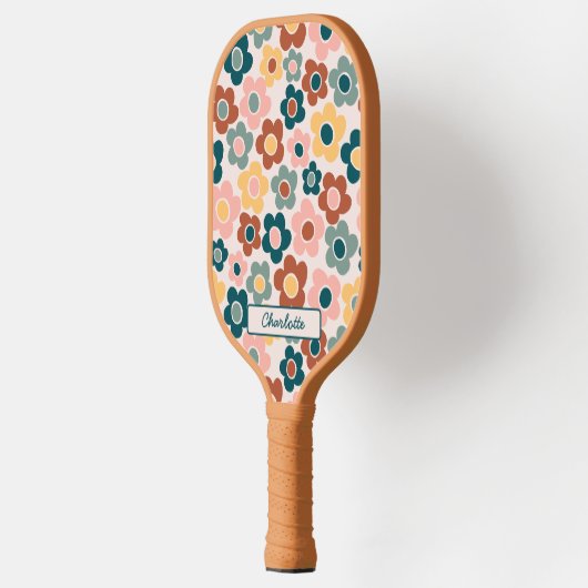 Retro Personalisiert Name Pickleball Paddle (Links)