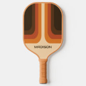 Retro Personalisiert Pickleball Schläger (Vorderseite)