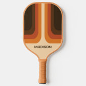 Retro Personalisiert Pickleball Schläger (Rückseite)