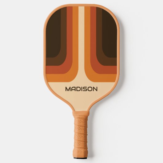 Retro Personalisiert Pickleball Schläger (Rückseite)