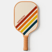 Retro Personalisiert Pickleball Schläger (Rückseite)