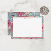 Retro Personalisiert Stationary Mitteilungskarte (Vorderseite/Rückseite Beispiel)