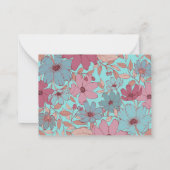 Retro Personalisiert Stationary Mitteilungskarte (Rückseite)