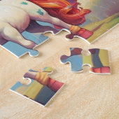 Retro Personalisiert Unicorn Puzzle (Seite)