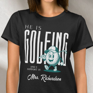 Retro personalisierte Schrift Mrs White lustige Go T-Shirt