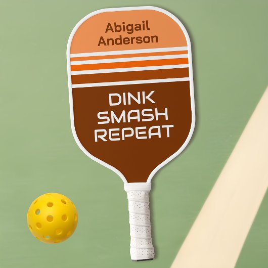 Retro Personalisiertes Pickleball-Paddel - Funny Q Pickleball Schläger