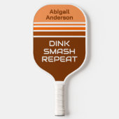 Retro Personalisiertes Pickleball-Paddel - Funny Q Pickleball Schläger (Vorderseite)