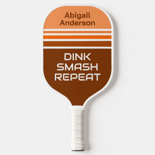 Retro Personalisiertes Pickleball-Paddel - Funny Q Pickleball Schläger (Vorderseite)