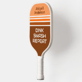 Retro Personalisiertes Pickleball-Paddel - Funny Q Pickleball Schläger (Links)