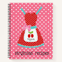 Retro Personalisiertes Rezept Buch