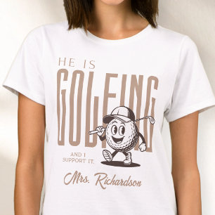 Retro personalisiertes Skript Mrs Brown lustige Go T-Shirt