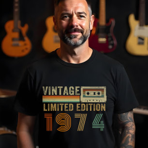 Retro personalisiertes Vintage-Jahr – limitierte A T-Shirt