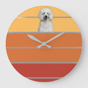 Retro Pet Große Wanduhr