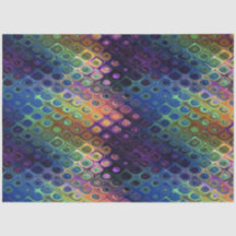 Retro Pfau deckt schillerndes blaues lila Grün mit