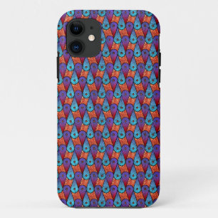 Retro Pfauenfedern Case-Mate iPhone Hülle