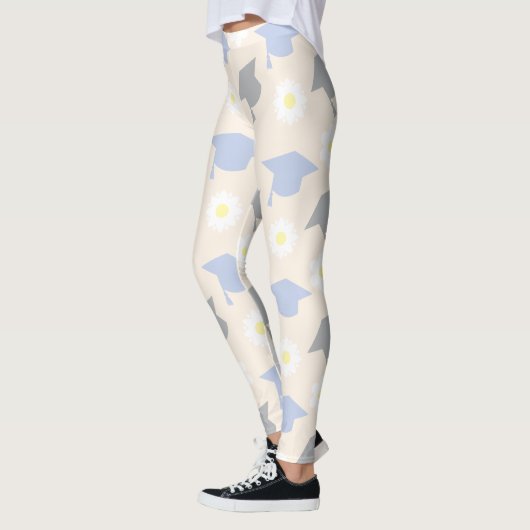 Retro Pfirsich Abschluss Leggings (Links)