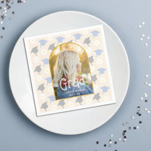 Retro-Pfirsich-Abschluss Serviette