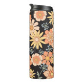 Retro-Pfirsich Thermosbecher (Nach rechts gedreht)