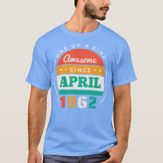 Retro Phantastisch seit April 1962 Geburtstag Vint T-Shirt