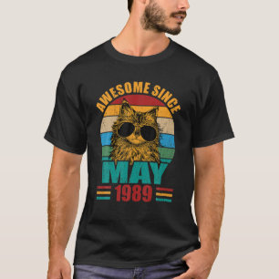 Retro Phantastisch seit Mai 1989 33 Geburtstag 33  T-Shirt