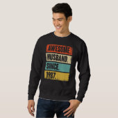 Retro Phantastischer Mann seit 1987 35 Wedding Ani Sweatshirt (Vorne ganz)