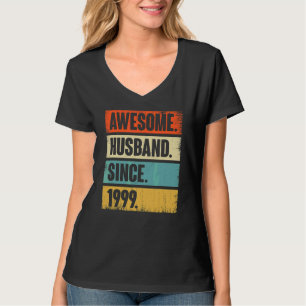 Retro Phantastischer Mann seit 1999 23 Wedding Ani T-Shirt