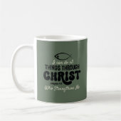 Retro Philippianer 4:13 Kaffeetasse (Links)