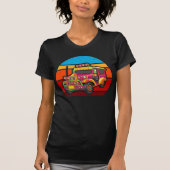 Retro Philippines Jeepney Truck T-Shirt (Vorderseite)
