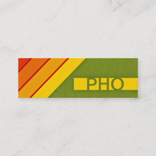 retro PHO Mini Visitenkarte
