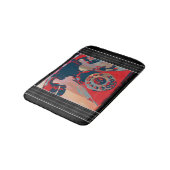 Retro Phone Bath Mat Badematte (Schrägansicht)