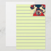 Retro Phone Briefpapier (Vorne/Hinten)