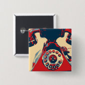 Retro Phone Button (Vorne & Hinten)