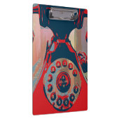 Retro Phone Clipboard Klemmbrett (Rechts)