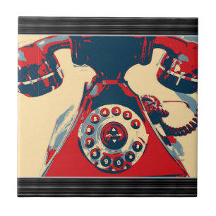 Retro Phone Fliese