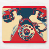 Retro Phone Mousepad (Vorne)
