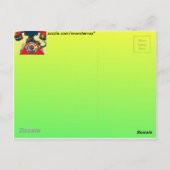 Retro Phone Postkarte (Rückseite)