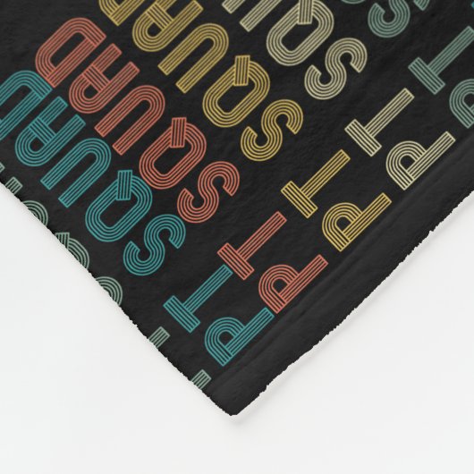 Retro Physical Therapy PT Squad Therapist Idee Fleecedecke (Ecke)