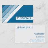 Retro PHYSICIAN Visitenkarte (Vorne/Hinten)