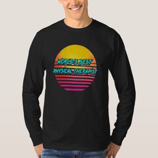 Retro Physiotherapeut T-Shirt (Vorderseite)