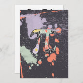 Retro Pi Day Einladung (Vorne/Hinten)