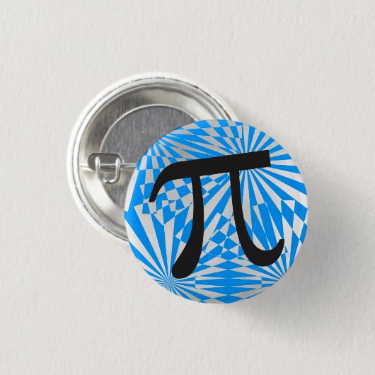 Retro Pi Symbol Button (Vorne & Hinten)