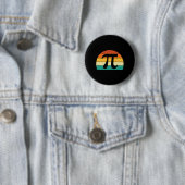 Retro Pi Symbol - Math Lover Science Pi Day Button (Beispiel)