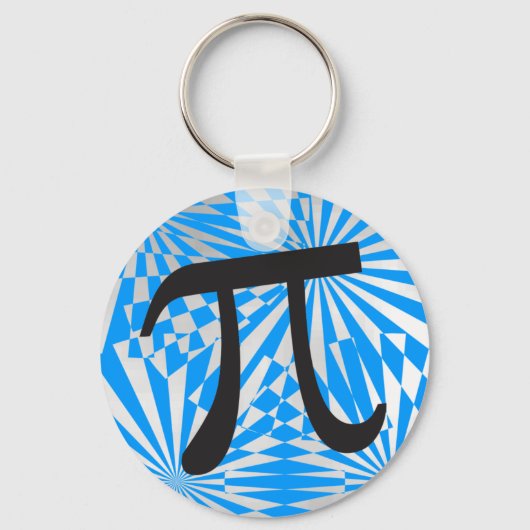 Retro Pi Symbol Schlüsselanhänger Pi Day Gift (Vorderseite)