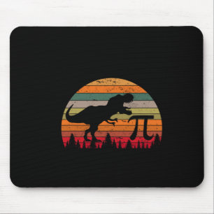 Retro Pi Tag 3.14 Dinosaur Lustiger Pi Tag Math Kl Mousepad