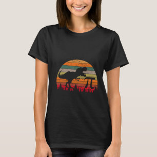 Retro Pi Tag 3.14 Dinosaurier Funny Pi Day Math To T-Shirt