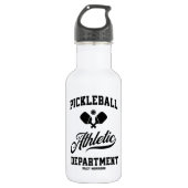 Retro Pickleball Athletic Department Custom Stainl Edelstahlflasche (Vorderseite)