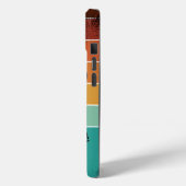 Retro Pickleball Dink Smash Wiederholen Monogramm  Case-Mate iPhone Hülle (Rückseite / Links)