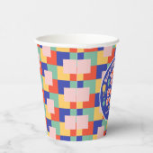 Retro Pickleball Graduation Party Pappbecher (Rechts)