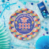 Retro Pickleball Graduation Party Pappteller (Party)